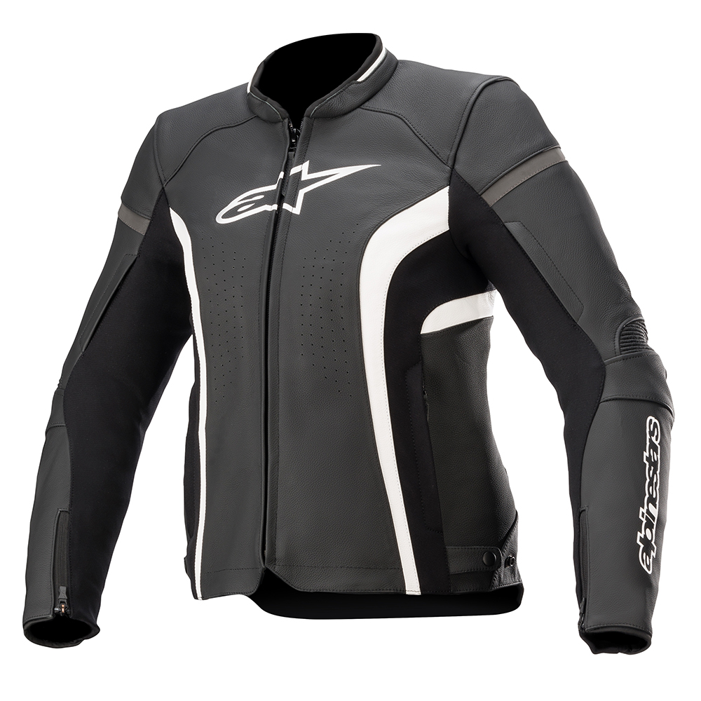 Alpinestars Alpinestars Stella Kira V2 Leather Jkt Black/White